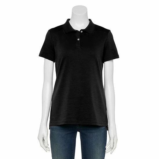 Petite Croft & Barrow® Essential Polo Shirt Blush - Image 10