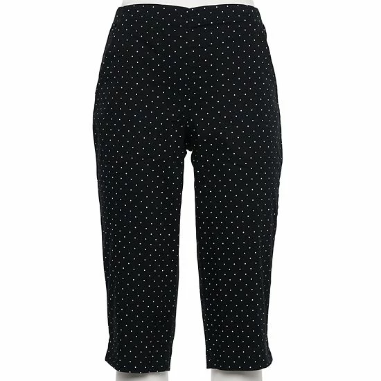 Petite Croft & Barrow® Classic Pull-On Capris Black - Image 13