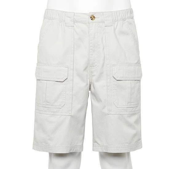 Men's Croft & Barrow® 7.5" Elastic-Side Cargo Shorts Khaki - Image 7