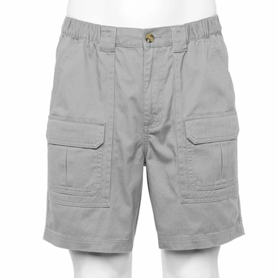 Men's Croft & Barrow® 7.5" Elastic-Side Cargo Shorts Khaki - Image 14