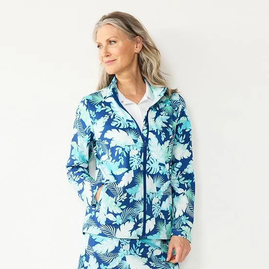 Women's Croft & Barrow® Classic Comfort Collection Zip Jacket Black - Image 7