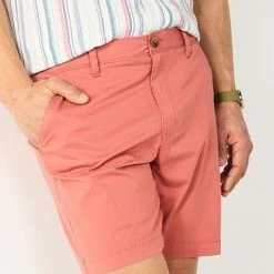 Men's Croft & Barrow® 7.5-Inch Classic Flat-Front Shorts Light Khaki