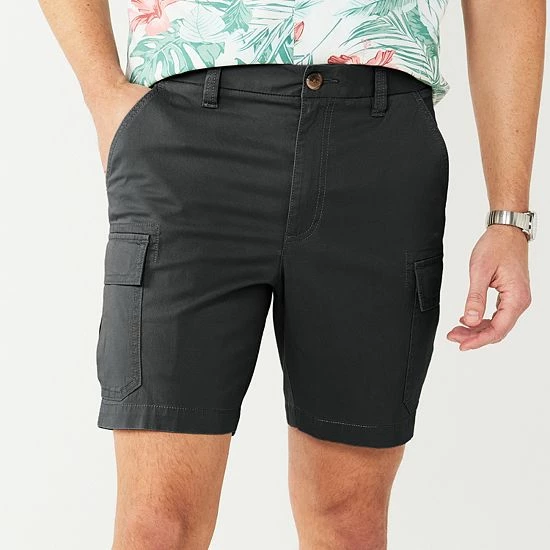 Men's Croft & Barrow® Classic 7.5-Inch Cargo Shorts Black Men's Croft & Barrow® Classic 7.5-Inch Cargo Shorts Black -Croft & BarrowSales unnamed file 4674