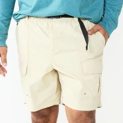Men's Big & Tall Croft & Barrow® Quick-Dry Performance Cargo Shorts Blue