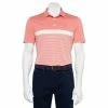 Men's Croft & Barrow® Slim-Fit Striped Polo Coral