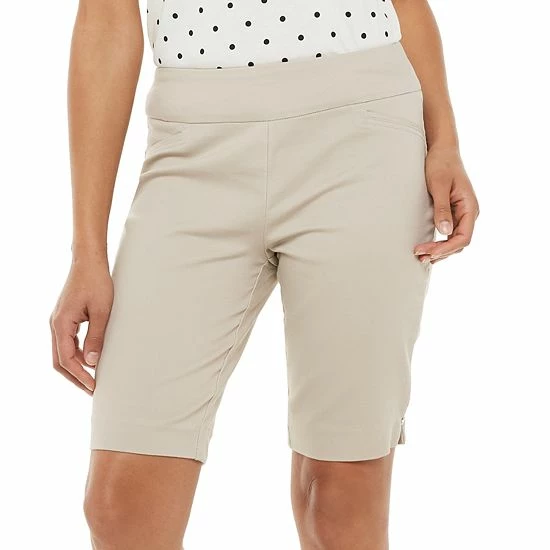 Women's Croft & Barrow® Effortless Stretch Bermuda Shorts Geo Tile - Image 5