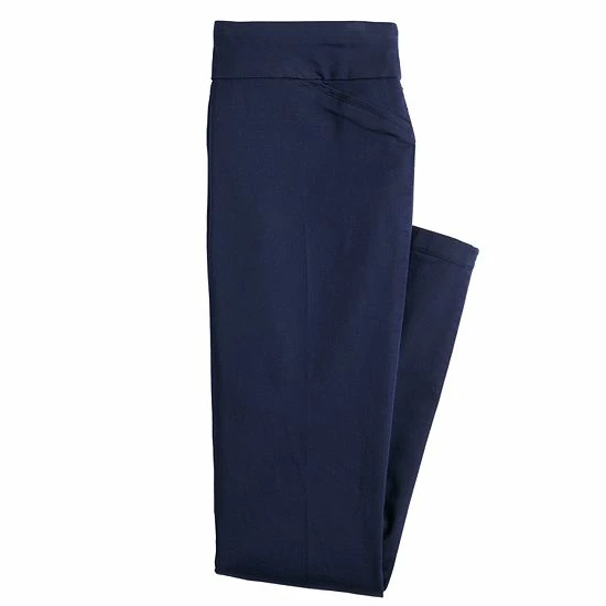 Women's Croft & Barrow® Effortless Stretch Pull-On Straight Pants Black Grey Plaid - Image 6