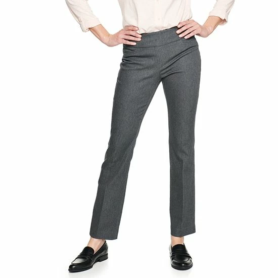 Petite Croft & Barrow® Effortless Stretch Pull-On Bootcut Pants Heather Gray Petite Croft & Barrow® Effortless Stretch Pull-On Bootcut Pants Heather Gray -Croft & BarrowSales unnamed file 794