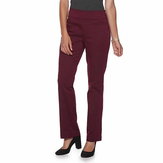 Petite Croft & Barrow® Effortless Stretch Pull-On Bootcut Pants Heather Gray Petite Croft & Barrow® Effortless Stretch Pull-On Bootcut Pants Heather Gray -Croft & BarrowSales unnamed file 797