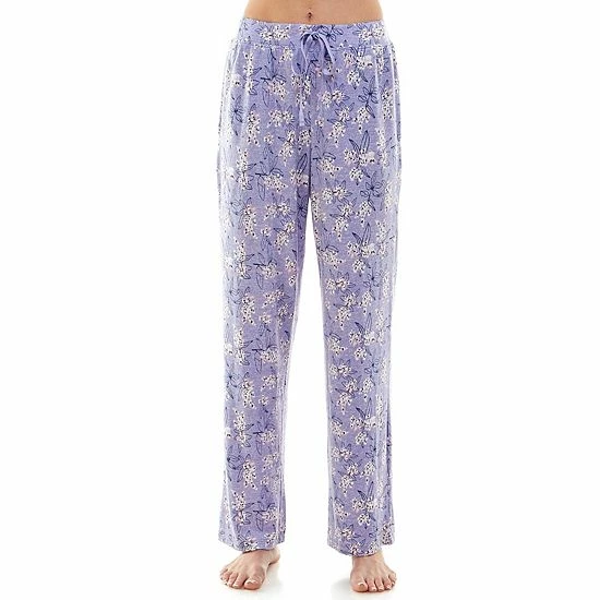 Women's Croft & Barrow® Whisperluxe Pajama Pants Garden Floral - Image 7