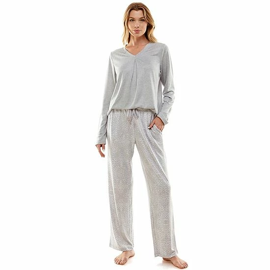 Women's Croft & Barrow® Whisperluxe Pajama Pants Garden Floral - Image 8