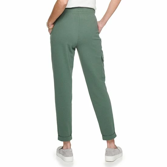 Women's Croft & Barrow® Easy Knit Utility Pants Gray - Image 2